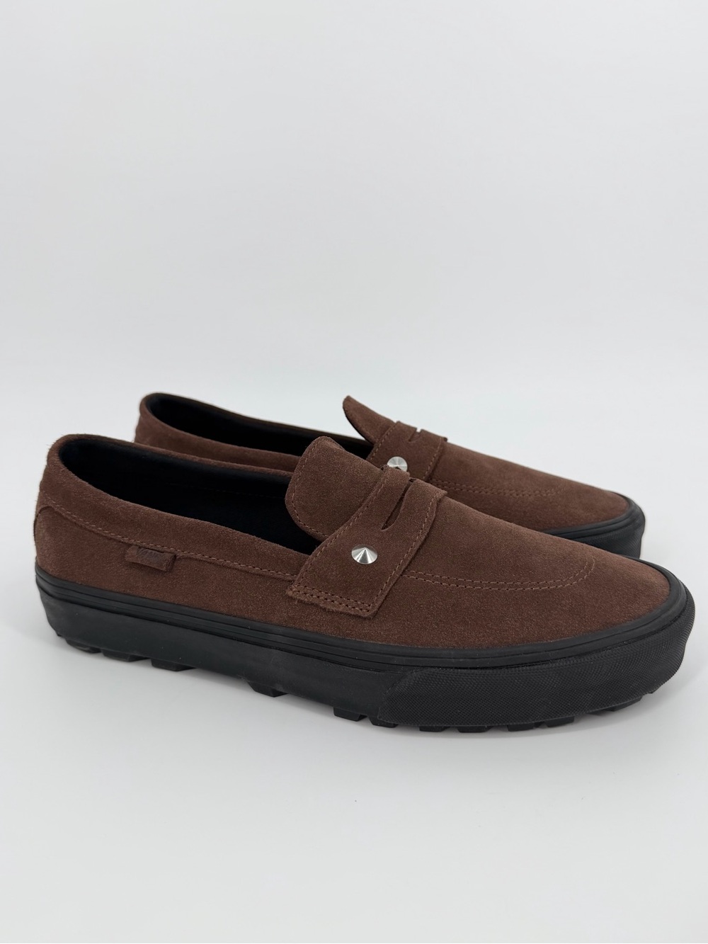 Vans Style 53 Skateboard Shoes Men Low-Top Brown Suede